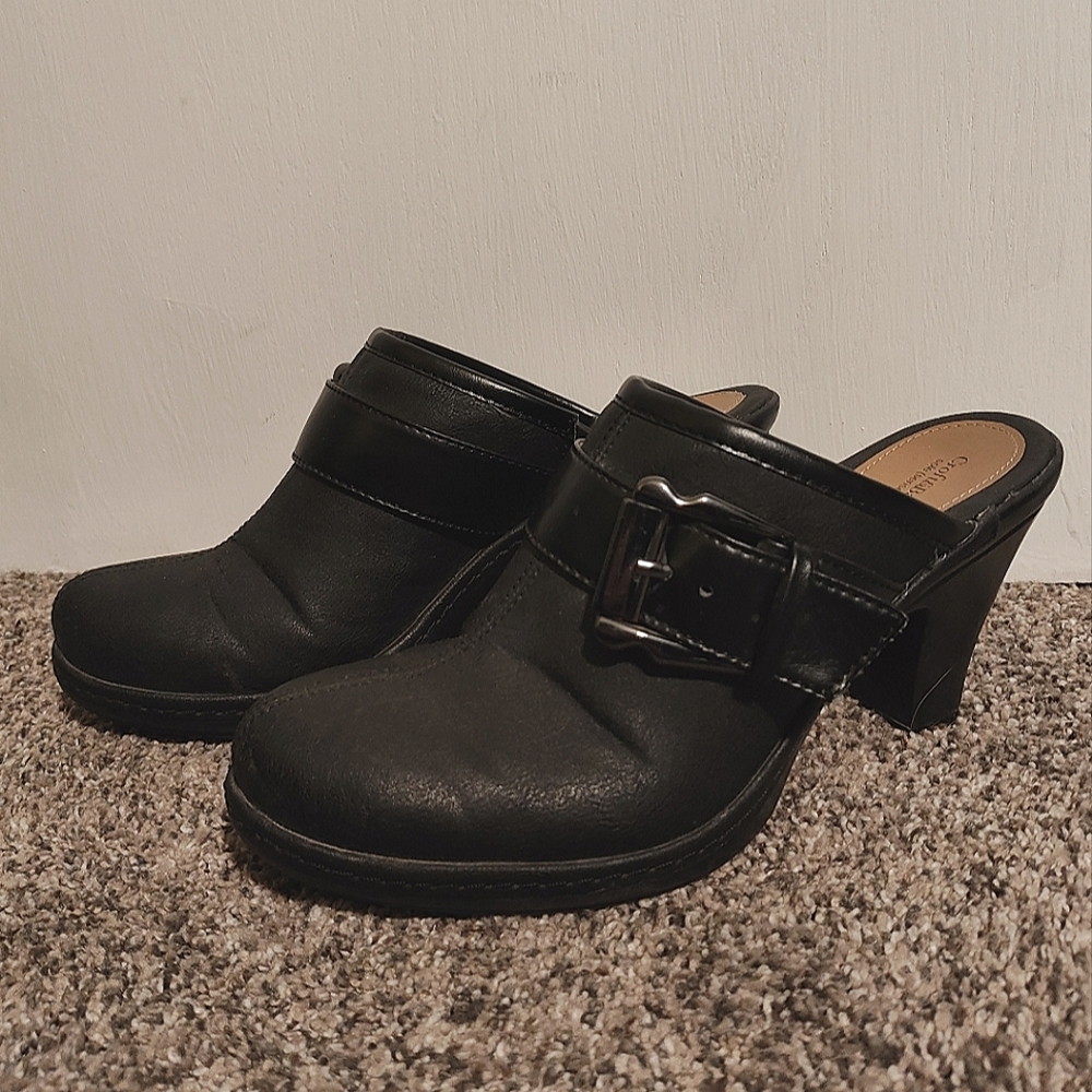 Women's Black Mule Croft & Barrow Size 10